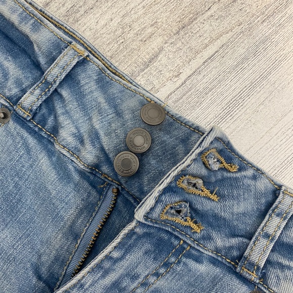 U2B Urban Basics Pull-Up Denim Shorts 7 - Picture 2 of 5